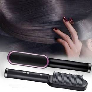 SYMFLOW Hair Brush Curling Anti-perm Straight Hair Comb Hair Iron Hair Styler Tool S261 Professional HQT 909b Hair Straightener comb Styler 5 Temperature Control S261 Hair Straightener Brush