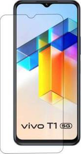 DMJHP टेम्पर्ड ग्लास गार्ड Vivo T1 5G के लिए