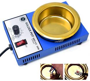 uptodatetools 100MM Solder Pot 300W Tin Soldering Melting Pot Furnace 300 W Temperature Controlled