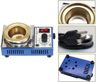 uptodatetools Solder Pot Soldering Desoldering Bath Titanium Plate 50mm 200-450 150 W Temperature Controlled