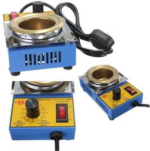 uptodatetools 220V 150W 200-580°C Solder Pot Soldering Desoldering Bath Titanium Plate 50Hz 150 W Temperature Controlled