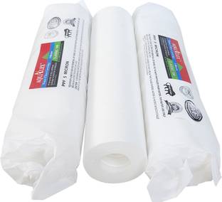 AQUALEX Pokar RO CLASSIC 100, PP SPUN PRE FILTER CARTRIDGE, 5 micron, 10 inch, 3pcs Set� Solid Filter Cartridge