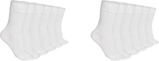 MUKHAKSH White Uniform Sock