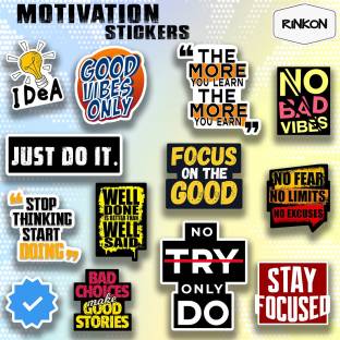 RINKON Quotes & Motivation Multicolor Wallpaper
