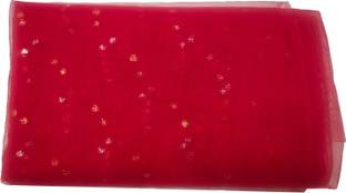 3A Featuretail 42inch Width 5Mtr Red Dotted Net Fabric for Decoration, Fruit/Gift Packing