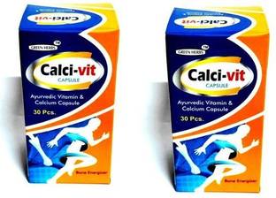 Green Herbs Calcivita capsule pack of 2 (30+30) Capsules