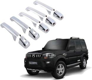 CARGROUP Door Handle /Catch Chrome Cover Suitable With Scorpio 2009 to 2018 set of 8pc Chrome MAHINDRA Scorpio Side Garnish
