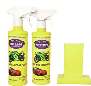 ADON SHINE Liquid Car Polish for Bumper, Dashboard, Exterior, Metal Parts, Tyres, Leather, Headlight, Chrome Accent