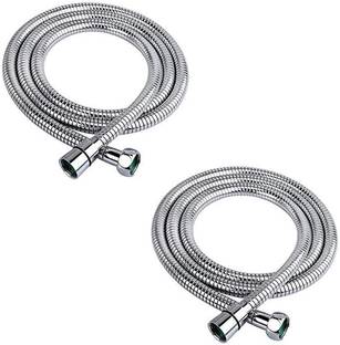 QuickSon (Pack of 2) Stainless steel Flexible Shower Tube/Shower Hose/Hand Shower Tube Faucet Set