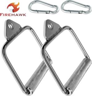Firehawk Pair of D-Handle Lat Pull Down Bar / Tricep Bar with S lock Multi-training Bar