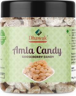 Dhawak Sweet Amla Candy Dry Sweet Amla Candy No Sugar Layer Meetha Amla Candy Sweet Candy