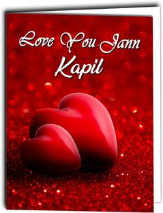 Midas Craft Love You Jaan Kapil Card 022 Greeting Card