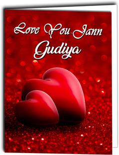 Midas Craft Love You Jaan Gudiya Card 022 Greeting Card