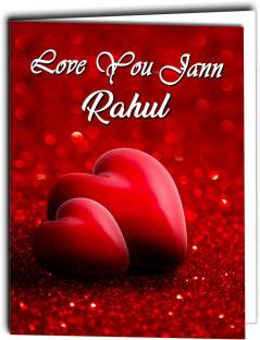 Midas Craft Love You Jaan Rahul Card 022 Greeting Card