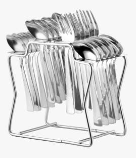 AKOSHA LUXURY 25 PCS STAINLESS STEEL CUTLERY SET Stainless Steel Cutlery Set