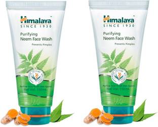 HIMALAYA 100% Herbals, Purifying Neem Face wash 150ML ( Combo pack - 2 )=300ML Face Wash