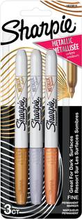 Sharpie Fine Tip Permanent Marker, Metallic