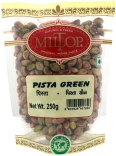 MilTop Green Pista Kernel Without Salt, 1 KG Pistachios