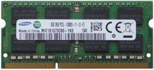 SAMSUNG 1600mhz low voltage DDR3 8 GB (Dual Channel) Laptop (M471B1G73QH0-YK0 PC3L- 12800S - DDR3)