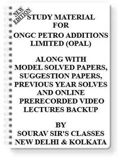 Study Material On Ongc Petro Additions Limited (Opal) [pack Of 4 Books] With Model Question Papers + Topicwise Analysis + Mcq Questions+ Special Practice Set