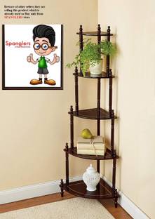 Spanglers Engineered Wood Side Table (Finish Color - Brown, DIY(Do-It-Yourself)) Engineered Wood Side Table