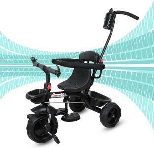Kayoksh TRICYCLE FOR KIDS NEW MODEL ST-03 BLACK TRICYCLE FOR KIDS Z BLACK 551-0101 Tricycle