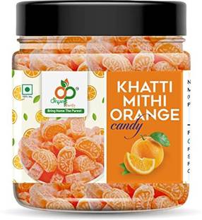 Organic Purify Orange Candy|Narangee Toffee|Orange Flavoured (Pack of ) Jar Pack Orange Toffee