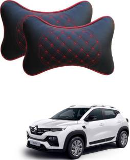 RONISH Black, Red Leatherite Car Pillow Cushion for Renault