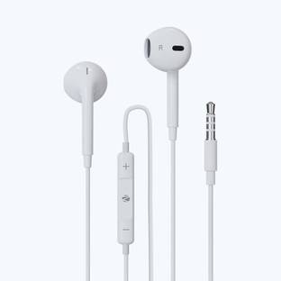 ZEBRONICS Zeb-Buds 30, with In-Line Mic, 3.5mm Jack, 14mm drivers, Volume Control, Durable Wired