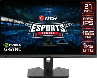 MSI Optix 68.58 cm (27 inch) WQHD LED Backlit IPS Panel height adjustable Gaming Monitor (MAG274QRF)