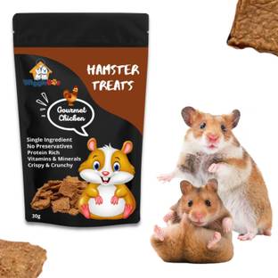 WiggleBoo Gourmet Chicken Hamster Treat, ProteinRich, Healthy Snacks, No Preservatives Chicken Hamster Treat