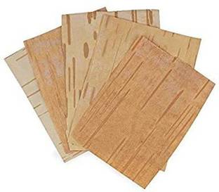 SHIVAKARI bhojpatra Paper/bhoj patra Leaf/bhojptra Sheet -5 Pieces Wooden Yantra