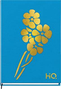 NAVNEET HQ Flora Pink Case Bound Note Book Journal A5 Notebook Single Line 192 Pages