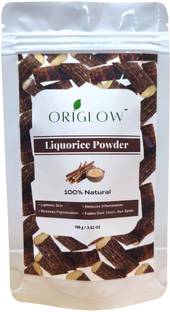 ORIGLOW Liquorice Root Powder 100% Pure and Natural Mulethi Powder for Skin