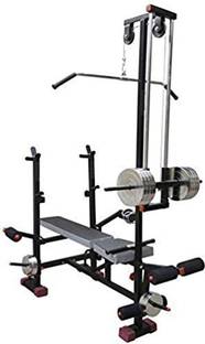GoFiTPrO Single Support 20 IN 1 GYM BENCH BLACK COLOUR (Norm) Multipurpose Fitness Bench