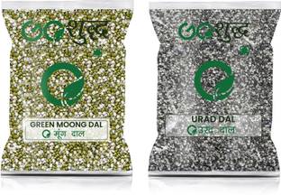 Goshudh Moong Dal And Kali Urad Dal Combo (750 g each) Combo