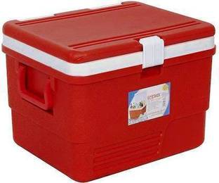 PRAGATI SALES 25 L Plastic Multipurpose Use Insulated Chiller Ice Box ( 25 L ) ( RED ) ice box ( 25 L) Ice Bucket