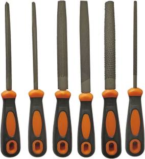 Inditrust Heavy 6inch File set tool Multi shape 6pc For Wood , Knife & etc Sharpening Knife Sharpening Steel