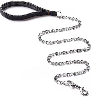 Woofy Dog Leash Chain with Padded Handle for Small Medium Dogs 15 cm Dog Chain Leash
