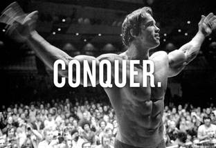 Arnold Wallpaper Conquer on fine art paper 13x19 Fine Art Print