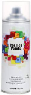 Cosmos Paints Spray Paint, Clear Lacquer Finish (Pack of 1) Clear Spray Paint 400 ml