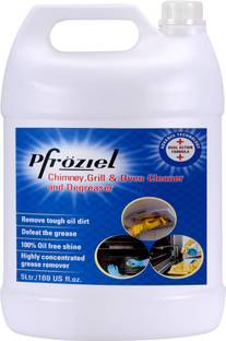 Pfroziel Chimney & Grill cleaner I Removes grease/oil/stain from chimney tawa, oven, Gas stove, Griddles, Exhaust fan I Non Flammable I 5Ltr (Pack of 1)