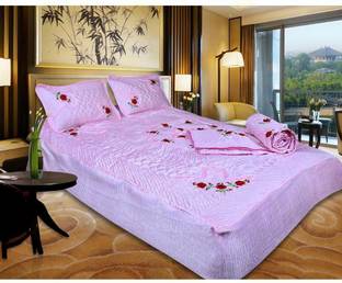 Chelsi Satin Double King Sized Bedding Set