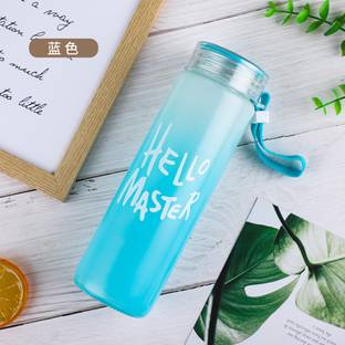 ScentCosmetics Beautiful high grade Plastic Water Bottle (Blue) 400 ml Bottle
