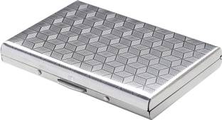 StealODeal The Metal Credit/Debit Cardholder With Cube Mirror Design 6 Card Holder