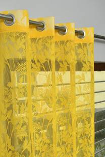 Fabrilia 213 cm (7 ft) Door Net Semi Transparent Curtain (Pack Of 2)