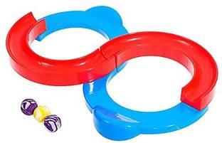 SKTOYZONE 8 Shape Infinite Loop Interaction Creative Track Toy With 2 Bouncing Ball