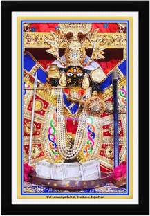 ब्रज आर्ट गैलरी Shri Sanwaliya Seth Ji Photo Frame डिजिटल रीप्रिंट 19.5 inch x 13.5 inch पेंटिंग
