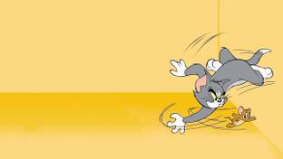 Tom and Jerry Cartoons HD Wallpapers poster on LARGE PRINT 36X24 INCHES Photographic Paper