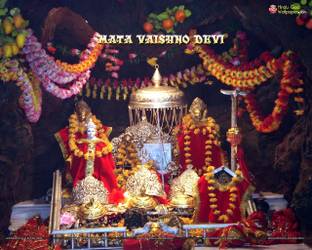 Maa Vaishno Devi Full HD Quality PiC poster on fine art paper 13x19 Fine Art Print